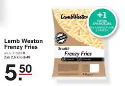 Sligro Lamb Weston Frenzy Fries aanbieding