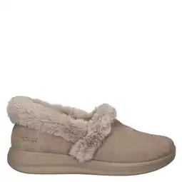 Wehkamp Skechers pantoffels taupe aanbieding