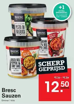 Sligro Bresc Sauzen aanbieding