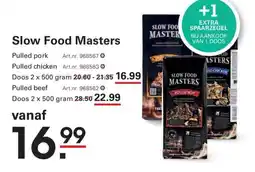 Sligro Slow Food Masters Pulled beef aanbieding