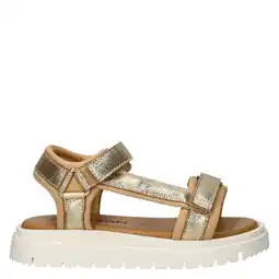 Wehkamp Nelson Kids leren sandalen goud aanbieding