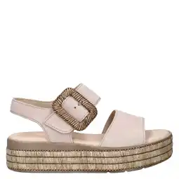 Wehkamp Gabor suède sandalen beige aanbieding