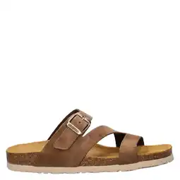 Wehkamp Nelson suède slippers bruin aanbieding