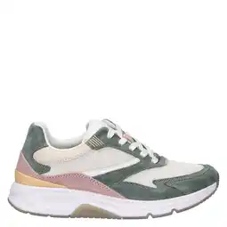Wehkamp Gabor Rollingsoft sneakers groen/roze aanbieding