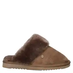 Wehkamp Warmbat Australia suède pantoffels bruin aanbieding
