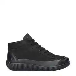 Wehkamp Ecco Soft Zero leren sneakers zwart aanbieding