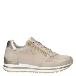 Wehkamp Gabor suède sneakers beige aanbieding