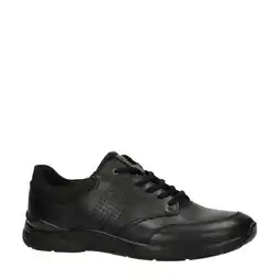 Wehkamp Ecco leren sneakers zwart aanbieding