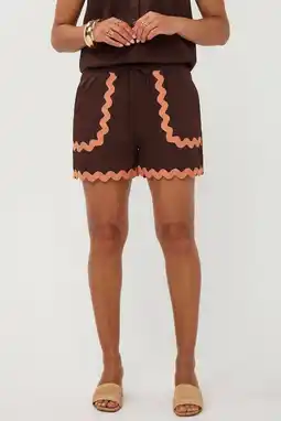 Wehkamp Ydence regular fit casual short - bruin aanbieding