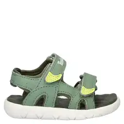 Wehkamp Timberland imitatieleren sandalen lichtgroen aanbieding