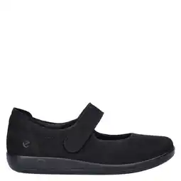Wehkamp Ecco Soft 2.0 nubuck klittenbandschoenen zwart aanbieding