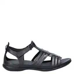 Wehkamp Ecco leren sandalen zwart aanbieding