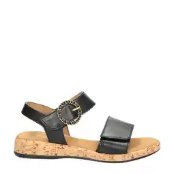 Wehkamp Gabor Comfort leren sandalen zwart aanbieding