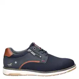 Wehkamp Mustang veterschoenen donkerblauw aanbieding