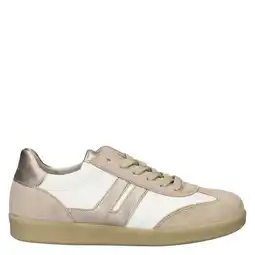 Wehkamp Gabor leren sneakers beige/wit aanbieding
