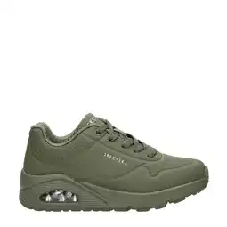 Wehkamp Skechers sneakers olijfgroen aanbieding