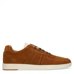 Wehkamp Manfield suède sneakers cognac aanbieding