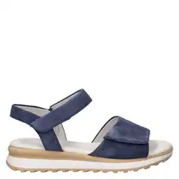 Wehkamp Gabor suède sandalen blauw aanbieding