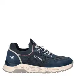 Wehkamp Mustang sneakers - donkerblauw aanbieding