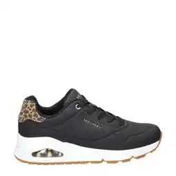 Wehkamp Skechers Uno Jungle Night sneakers zwart/panter aanbieding