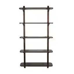 Wehkamp Zuiver Hogar Wandkast/ Wandplanken Donkerbruin aanbieding