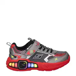 Wehkamp Skechers Light storm 3.0 sneakers grijs/rood aanbieding