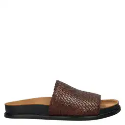 Wehkamp Vagabond Effie leren slippers bruin aanbieding