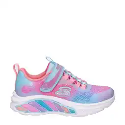 Wehkamp Skechers Rainbow Cruisers sneakers met lichtjes blauw/roze aanbieding