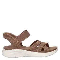 Wehkamp Skechers Hands Free Slip-Ins Ultra Flex 3.0 sandalen bruin aanbieding