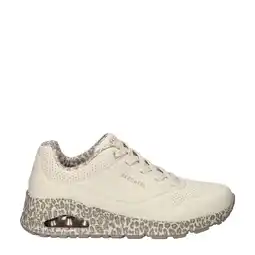 Wehkamp Skechers Uno sneakers ecru/panter aanbieding