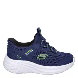 Wehkamp Skechers Bounder Pro sneakers met logo - donkerblauw aanbieding
