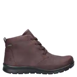 Wehkamp Ecco Babbett gevoerde nubuck veterboots bordeaux aanbieding