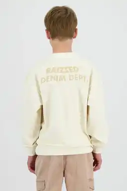 Wehkamp Raizzed sweater met backprint wit aanbieding