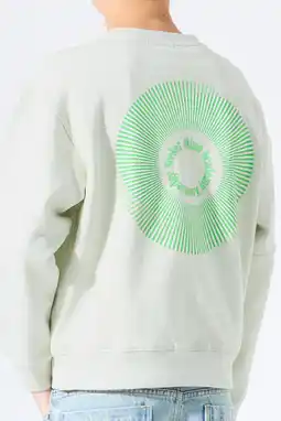 Wehkamp Garcia sweater met backprint groen aanbieding