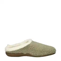 Wehkamp Nelson Home teddy pantoffels lichtgroen aanbieding