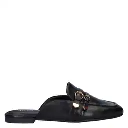 Wehkamp Tamaris imitatieleren slippers zwart aanbieding