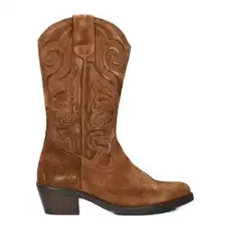 Wehkamp Nelson suède cowboylaarzen cognac aanbieding