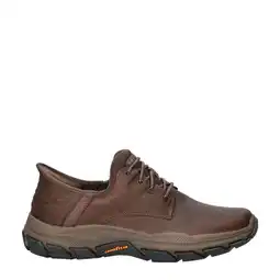 Wehkamp Skechers Respected Garrett nubuck instappers bruin aanbieding