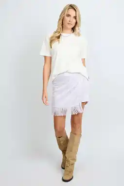 Wehkamp FLURESK gebloemde skort lila aanbieding
