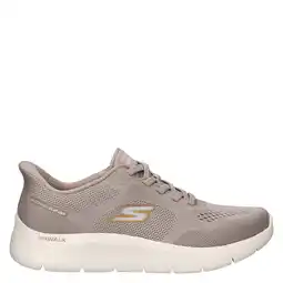 Wehkamp Skechers Hands Free Slip-Ins Go Walk Flex sneakers taupe aanbieding