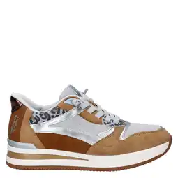 Wehkamp Tamaris Comfort imitatieleren leren sneakers cognac aanbieding