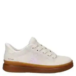 Wehkamp Skechers Hands Free Slip-Ins Courtside suède sneakers ecru aanbieding