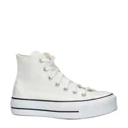 Wehkamp Converse Chuck Taylor All Star Platform High Top canvas sneakers wit aanbieding