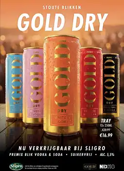Sligro gold dry aanbieding