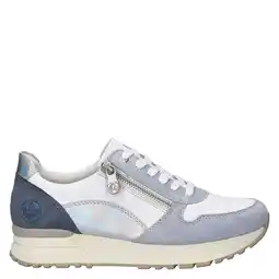 Wehkamp Rieker sneakers blauw/wit aanbieding