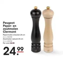 Sligro Peugeot Peper- en zoutmolen Clermont aanbieding