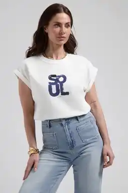 Wehkamp Florez T-shirt wit aanbieding