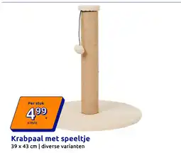 Action Krabpaal met speeltje aanbieding