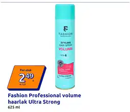 Action Fashion Professional volume haarlak Ultra Strong aanbieding