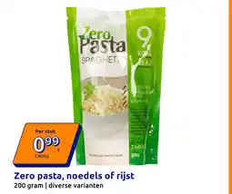 Action Zero pasta, noedels of rijst aanbieding